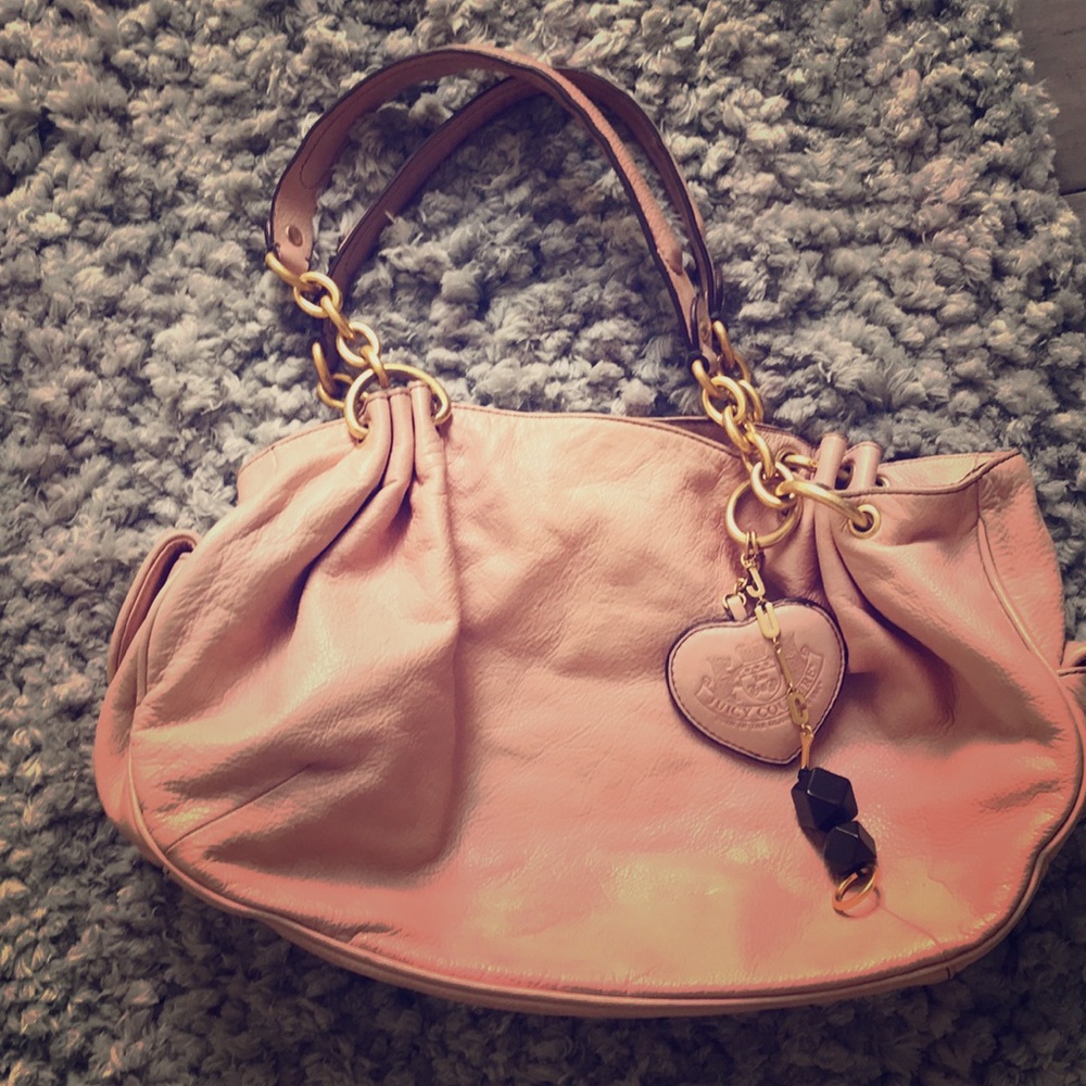 Juicy Couture Leather Large Fluffy Bag
